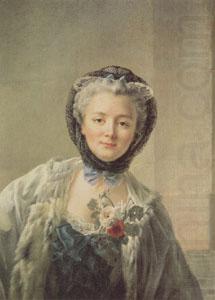 Francois-Hubert Drouais Madame Drouais Wife of the Artist (mk05) china oil painting image